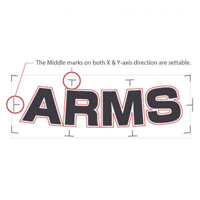 Shape Cut Cutting Plotter Servo Barcode Scan Registrations Mark